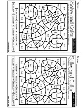 Color by Code GYM CLASS Color by Number {Addition & Subtraction to 20}