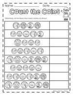 Money Book Activity, Money Worksheet, Money Posters & Songs