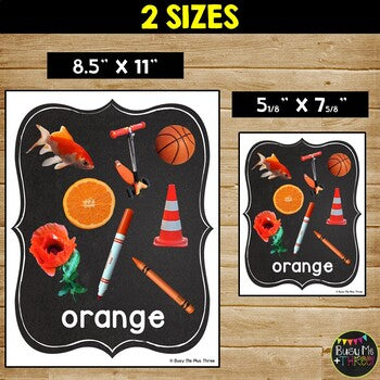 Color Posters and Signs WHITE and CHALKBOARD Classroom Decor