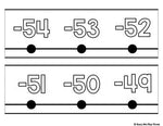 Classroom Decor Number Line LOW INK VERSION {-100 to 250}