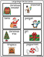 Christmas Bingo Activity Game {25 Different Bingo Cards}