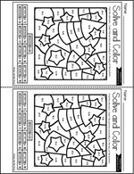 Color by Code New Year's Activities for Math {Addition and Subtraction to 20}