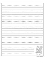 Spring Break Vacation Writing Paper Kindergarten & First Grade