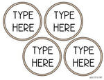 Editable Labels Burlap and White Theme for Classroom {170 Labels}