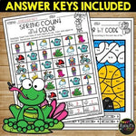 SPRING Activities Packet NO PREP Fun Math and Literacy