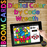 Christmas Boom Cards™ DIGITAL Color by Code BUNDLE, 8 Decks Add & Subtract