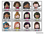 Editable Name Tags and Labels Melonheadz Plain and Simple {168 Kids}