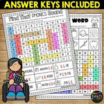 Back to School Activities FUN Mystery Messages, Crossword Puzzle | 1st, 2nd, 3rd