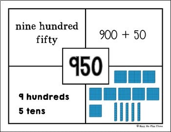 Numeracy Activity {Writing Numbers in Different Forms Up to 1,200}