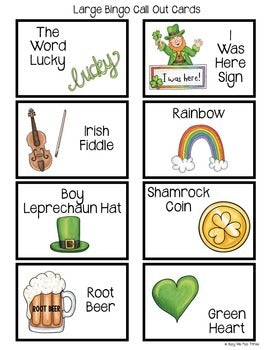 St. Patrick's Day Bingo Game DIY {DO IT YOURSELF}