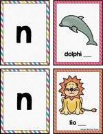 Phonics Games BUNDLE Card Match Up Letters and Sounds