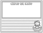 Cinco de Mayo Activities for Writing & Math | Color by Number & Writing Pages