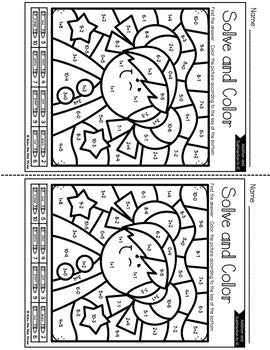 Chinese New Year Color by Code {Addition & Subtraction to 10} Mystery Pictures