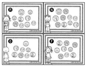 Counting Coins Money Scoot Activity Game