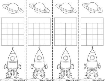 Incentive Charts, Sticker Chart, EDITABLE Astronaut Theme {Blacklines Included}