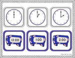 Telling Time to the Hour and Half Hour, First & Second Grade