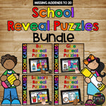 Back to School Boom Cards™ Mystery Picture Reveal Puzzle Missing Addends