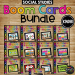 ⭐Flash Deal⭐ Kindergarten Math, Science, Social Studies Boom Cards™ BUNDLE