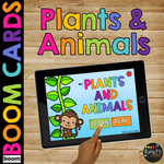 Plant and Animal Life Cycles Science Boom Cards™ for Kindergarten