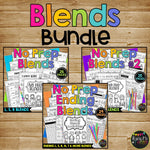 Word Study Phonics BUNDLE Blends Digraphs Trigraphs Vowel Teams CVC CVCE