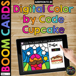 Birthday Boom Cards™ Color by Code BUNDLE, 8 Decks Add & Subtract