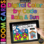 Spring Boom Cards™ DIGITAL Color by Code BUNDLE, 8 Decks Add & Subtract
