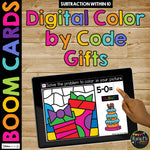 Birthday Boom Cards™ Color by Code BUNDLE, 8 Decks Add & Subtract