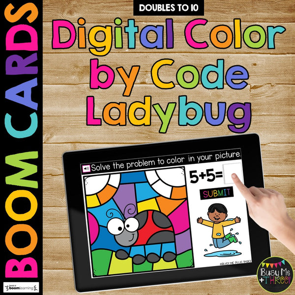 Spring Boom Cards™ DIGITAL Color by Code BUNDLE, 8 Decks Add & Subtract