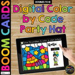 Birthday Boom Cards™ Color by Code BUNDLE, 8 Decks Add & Subtract