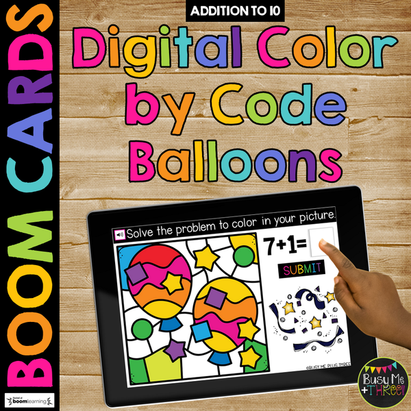 New Years 2021 Boom Cards™ DIGITAL Color by Code BUNDLE, 8 Decks Add & Subtract