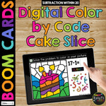 Birthday Boom Cards™ Color by Code BUNDLE, 8 Decks Add & Subtract