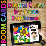 FALL Boom Cards™ DIGITAL Color by Code BUNDLE, 8 Decks Addition and Subtraction