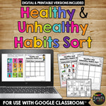 Healthy Habits BUNDLE Stations, Sort, and Activities