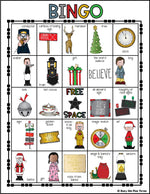 WINTER EXPRESS BINGO Game Activity {25 Different Bingo Cards}