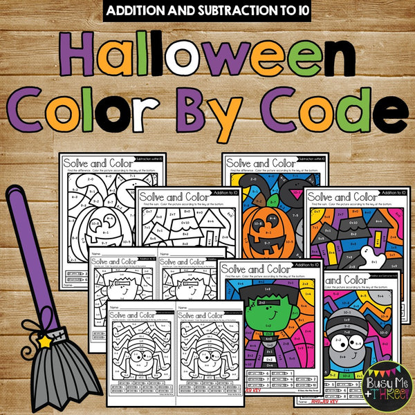 Halloween Activities BUNDLE No Prep Printables, Writing, Glyph, Bingo, Math