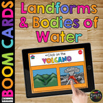 Landforms and Bodies of Water Boom Cards™ for Kindergarten Social Studies