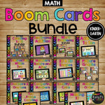 Kindergarten Math Boom Cards™ BUNDLE for Stations Addition Subtraction Making 10