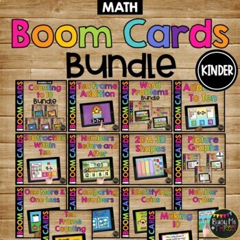 ⭐Flash Deal⭐ Kindergarten Math, Science, Social Studies Boom Cards™ BUNDLE