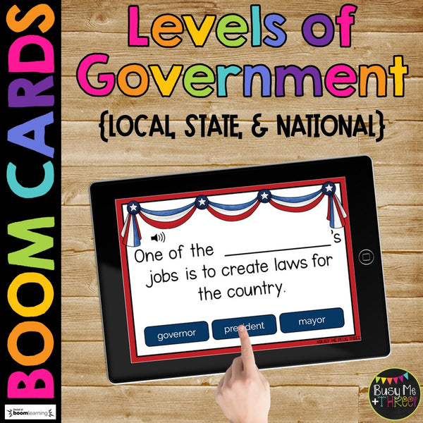 1st & 2nd Grade SOCIAL STUDIES Boom Cards™ BUNDLE Distance Learning