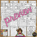 End of the Year⭐FLASH DEAL⭐MATH ONLY No Prep Monthly Printables Growing BUNDLE