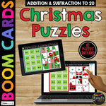 Boom Cards™ Holiday Secret Picture Tiles BUNDLE Mystery Pictures