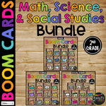 2nd Grade Math, Science, Social Studies Boom Cards™ BUNDLE for Distance Learning