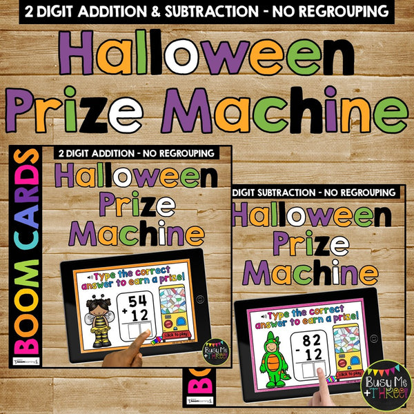 Addition & Subtraction Boom Cards™ Holiday & Season Two Digit No Regrouping