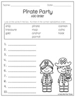 ABC Order Worksheets Alphabetical Order Pages for 1st, 2nd, 3rd