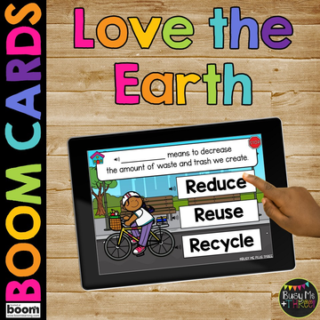 Earth Day Science Boom Cards™ for Kindergarten Reduce Reuse Recycle