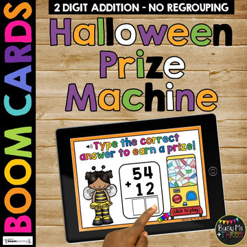 Halloween Activities Boom Cards™ Two Digit Addition No Regrouping 2nd Grade