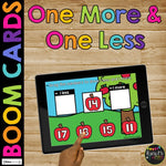 Kindergarten Math Boom Cards™ Numbers That are One More and One Less to 20