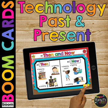 Technology Past and Present Boom Cards™ Kindergarten Then and Now