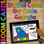 Martin Luther King Day Boom Cards™ Digital Math Color by Code Virtual Learning