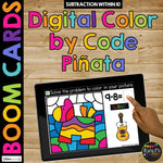 Cinco de Mayo Color by Code Boom Cards™ Digital Math Activity for Centers